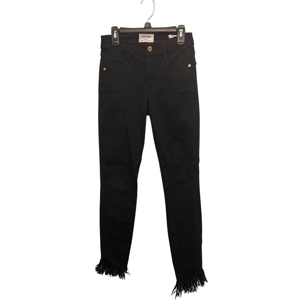 Frame Black Le High Skinny Size 24